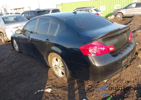 2012 Infiniti G37X z USA, uszkodzony, nr VIN JN1CV6AR8CM683130